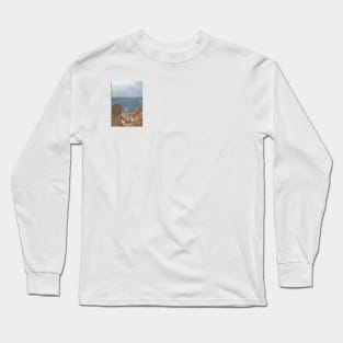 Reading at the balcony Long Sleeve T-Shirt